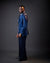 Navy Blue Micado Double Breasted Suit