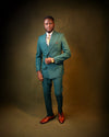 Emerald Green Double Breasted Suit